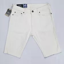 Bermudas Hollister Hombre Classic Flex Saldo Claro T 32