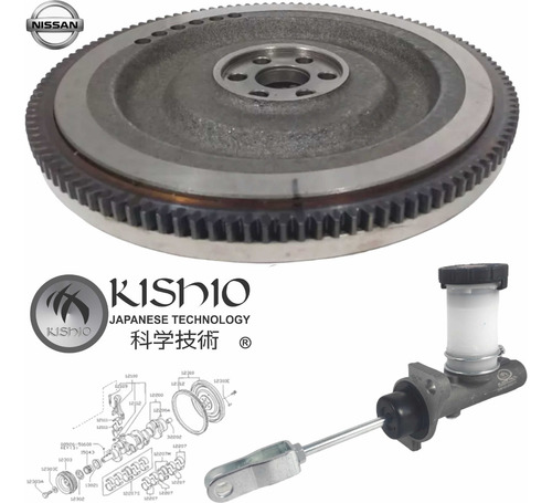 Volante De Motor Bomba Clutch Nissan Pickup D21 2.4 94-08 Foto 3