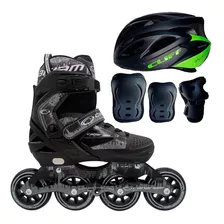 Patines Canariam Roller Team + Kit De Protección C4 +casco