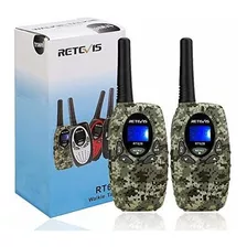 Retevis Rt628 Walkie Talkies Para Niños, 22 Canales, Radio D