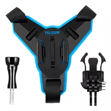 Suporte Engate Rápido Gopro Queixo Capacete Câmera De Ação