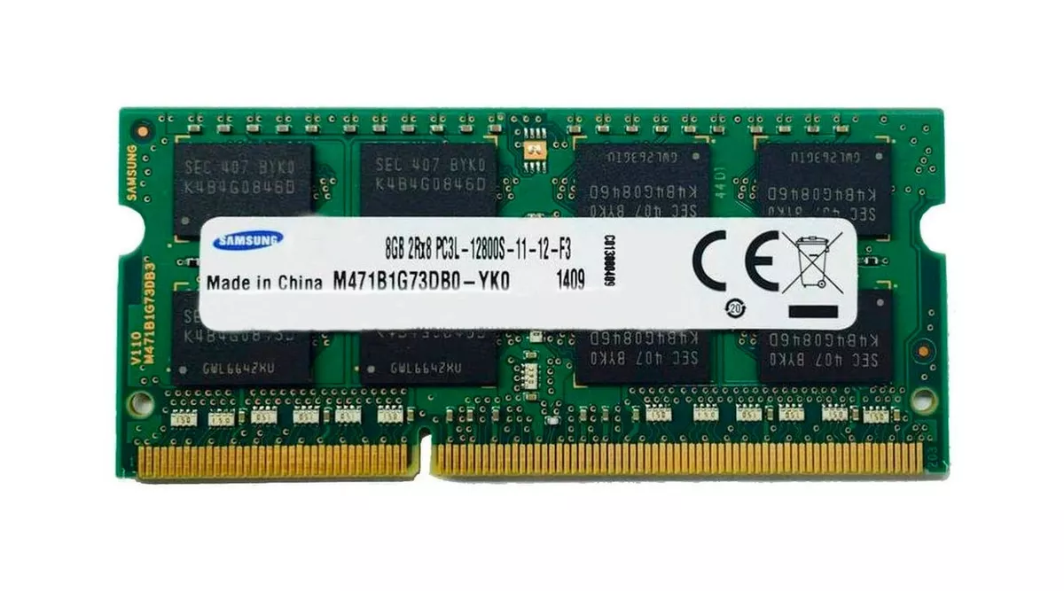 Memoria Ram Color Verde 8gb 1 Samsung M471b1g73db0-yk0