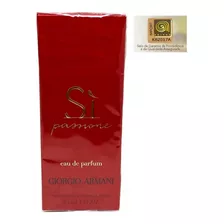 Perfume Si Passione 30ml Edp - Armani Original Selo Adipec