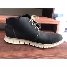 Zapato Botín Casual Hombre De Gamuza