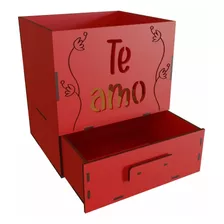 Caja Para Flores Y Chocolates Color Rojo Florería Art19614r
