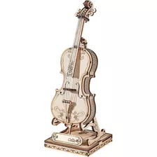Rowood Cello 3d Puzzles Para Adultos Madera Stem Toy Cr...