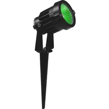 Luminária Espeto Jardim 5w Led Cob Verde Ip65