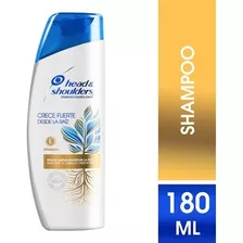 Shampoo Head & Shoulders Crece Fuerte Desde La Raíz 180ml