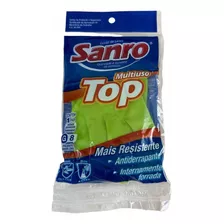 Luva Sanro Verde Top Combo Com 10 Pares Legítima