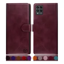 Suanpot Para Pu T-mobile Revvl 6 Pro 5g Funda Tipo Cartera .