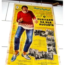 Cartaz Mazzaropi Puritano Da Rua Augusta 75x95 +5 Still Foto