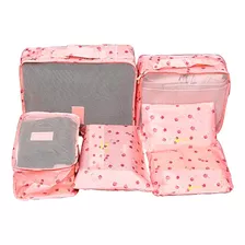 Organizador De Mala De Bagagem Viagem Kit 6 Necessaire Bolsa