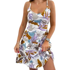 Vestido Solero Corto Mujer Nuevos Estampados Frescos