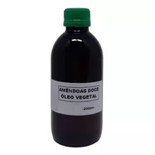 Óleo Vegetal De Amêndoas Doces - 100% Puro - Com 200 Ml -