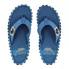 Sandalia Canvas Blue Pool Gumbies