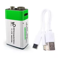 Bateria Pila 9v Recargable Usb 650mah Pack X2 Clicshop