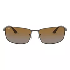 Lente De Sol Ray Ban Rectangular Polarizado Rb3498