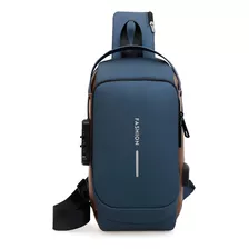 Bolsa Shoulder Bag Tiracolo Antifurto Couro Usb Impermeável