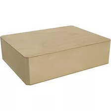 Walnut Hollow Caja De Madera De Tilo Sin Acabar., Cornisa, .