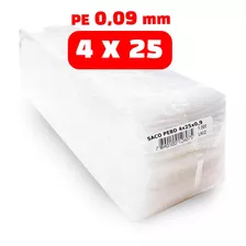 Saquinho Plastico 4x25x0,09 - Sacolé Kit 5.000 Unid (nfe)