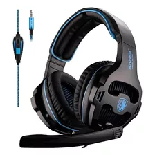 Headset Gamer Sades Ppower Xbox Ps5 Cel Pc Multifunção 