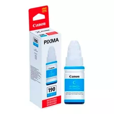 Tinta Canon 190 Azul Gi-190 Gi190 Gi-190c Cian 70ml