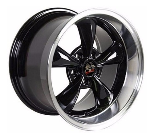 Rines Progresivos Bullit Negros 17x10.5 / 17x9 Mustang 94 04 Foto 2