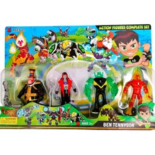 Muñecos Ben 10 Colección X5 Omnitrix Juguete Figura Juego 