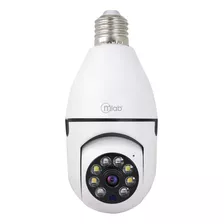 Camara De Seguridad Ip Mlab Robotic E27 9258 1080p Wifi Ptz Color Blanco