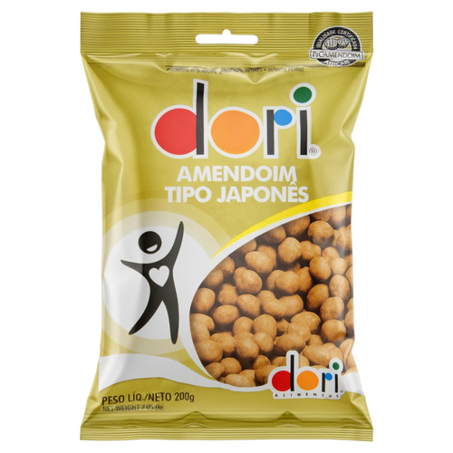 Amendoim Dori Japonês Com Casca 200 G