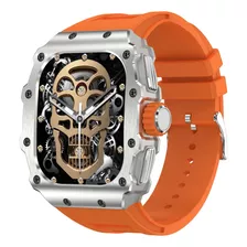 Reloj Inteligente Xst Mill Smartwatch Naranja Plata Llamadas