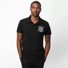 Camisa Masculina Corinthians Polo Sccp Silver