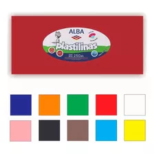 Plastilina Profesional Alba 250gr Colores No Toxica