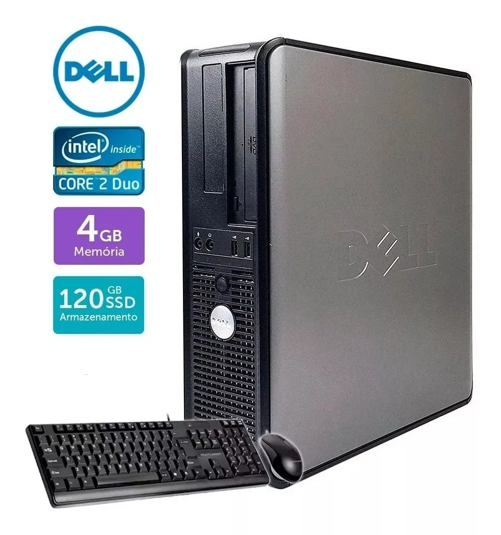 Computador Dell Optiplex 380/780 Intel Core2 Duo 4gb Ssd 120