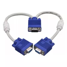 Cable Adaptador Splitter Vga Macho A 2 Vga Hembra Video