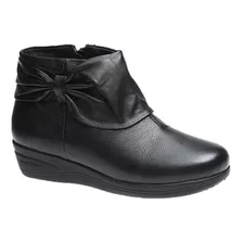 Bota Feminina Em Couro Roma Preto 158 Doctor Shoes Doctor S