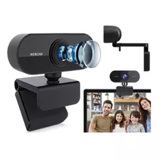 Webcam Full Hd 1080p Visão 360º Usb Com Microfone