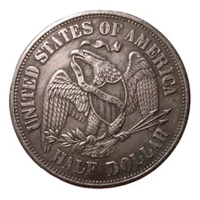 Moneda Medio Dólar 1859