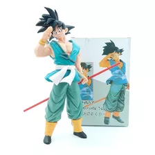 Figura Goku Adulto Baculo Largo Anime De Colección