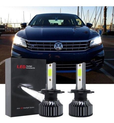 Para Vw Passat 2016-2019, 2 Bombillas Led H7 De Luz Baja Foto 2