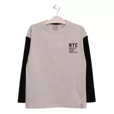 Remera Nene M/l Jr New York,mimo&co