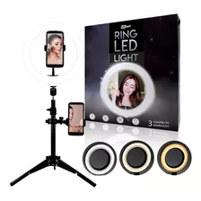 Ring Light Anel Para Fotos 64 Led 3 Tipos De Iluminação 25cm