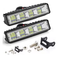 Par De Luces Auxiliares Led Dual De 6 Para Jeep Suv Moto