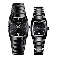 Reloj De Acero De Tungsteno Para Hombre Mujer Pareja Regalo