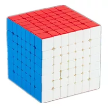 Cubo Mágico 7x7 Magnético Diansheng Solar 7 M Stickerless