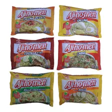 Ajinomoto Sopa Instantánea De Fideos Variedad Sabores 6unids