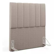 Cabeceira Cama Box Solteiro 100 Cm Dália W01 Bouclê Bege