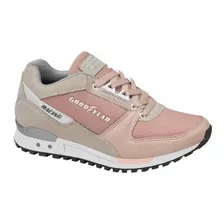 Tenis Casual Goodyear Racing 3794 De Dama Color Rosa