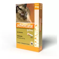 Advocate Gatos Até 4kg Combo C/ 3 Bisnagas 0,4ml - Elanco