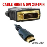Cable Dvi A Hdmi (24+1) Full Hd 1080p Ps3 Xbox Pc Tv 1.8m